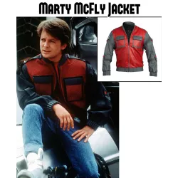 Back To The Future 2 Movie Marty Mcfly Jacket
