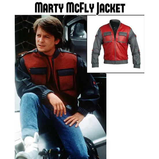 Back To The Future 2 Movie Marty Mcfly Jacket