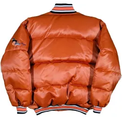 Baltimore Orioles 90’s Puffer Orange Jacket