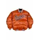 Baltimore Orioles 90’s Puffer Orange Jacket