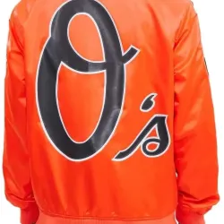 Baltimore Orioles Orange Varsity Jacket