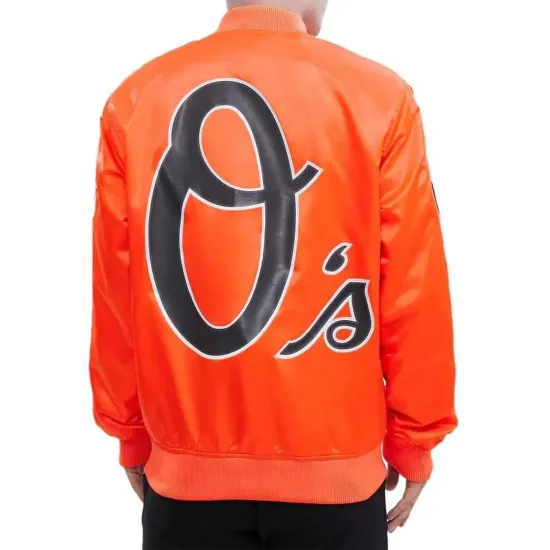 Baltimore Orioles Orange Varsity Jacket