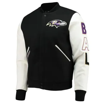 Baltimore Ravens Logo Varsity Jacket