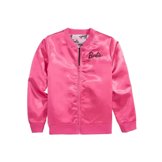 Barbie 2023 Pink Bomber Jacket