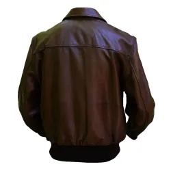 Barnstormer Brown Leather Jacket