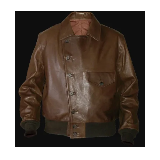 Barnstormer Brown Leather Jacket
