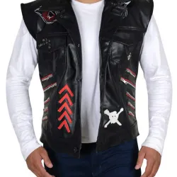 Baron Corbin WWE Leather Vest