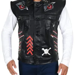 Baron Corbin WWE Leather Vest