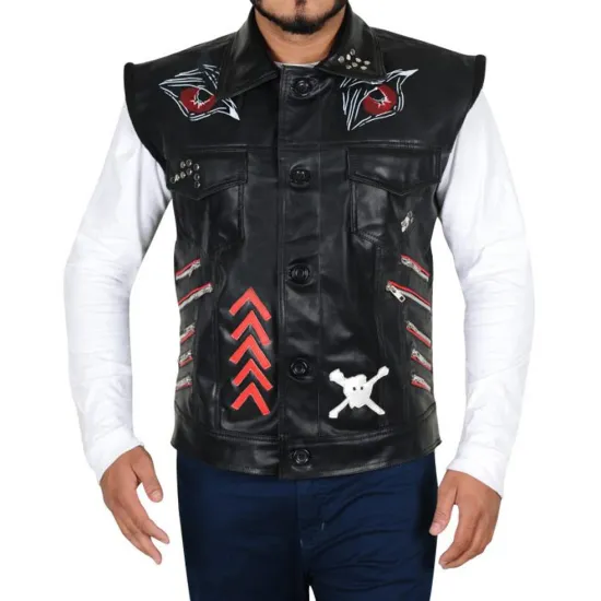 Baron Corbin WWE Leather Vest