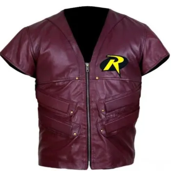 Batman Arkham City Robin Leather Vest