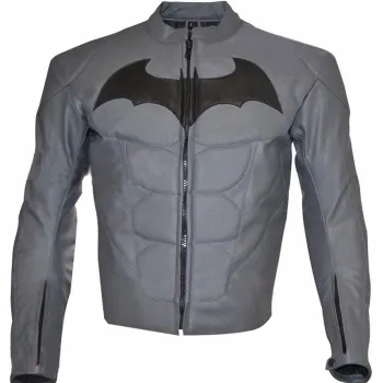 Batman Arkham Knight Game Batman Grey Leather Jacket