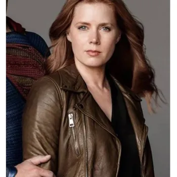 Batman V Superman Amy Adams Brown Leather Jacket