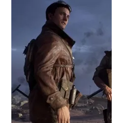 Battlefield 5 Billy Bridger Brown Leather Jacket