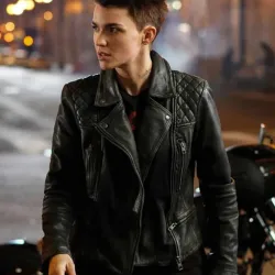 Batwoman Ruby Rose Black Leather Jacket