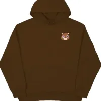 Kanye west brown outlet hoodie