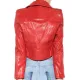 Bebe Rexha The Way I Are Red Leather Jacket