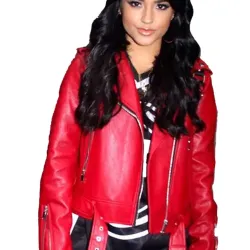 Becky G NYC Red Leather Jacket