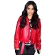 Becky G NYC Red Leather Jacket