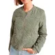 Simona Brown Behind Her Eyes Green Quilted Jacket