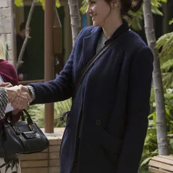 Big Little Lies Shailene Woodley Blue Coat