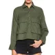 Big Little Lies Shailene Woodley Cotton Green Jacket