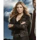 Katheryn Winnick Big Sky Wrinkle Leather Jacket