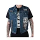 BLS Motorcycle Denim Vest