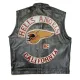 Men's Hells Angels Biker Leather Vest