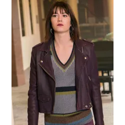 Mary Elizabeth Winstead Fargo Purple Leather Jacket