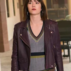 Mary Elizabeth Winstead Fargo Purple Leather Jacket