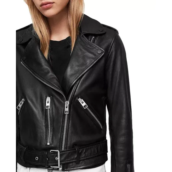 Hightown Monica Raymund Motorcycle Leather Jacket