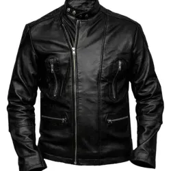 Slim Fit Street Style Brant Daugherty Leather Jacket