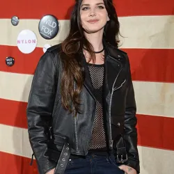 Lana Del Rey Biker Leather Jacket