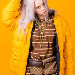 Billie Eilish Singer Yellow Jacket