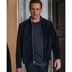 Billions Season 05 Damian Lewis Suede Leather Jacket