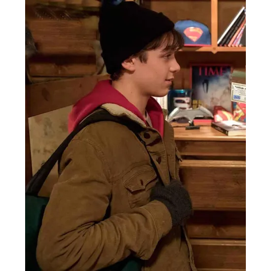 Shazam Asher Angel Brown Jacket