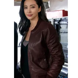 Suyin Meg Bingbing Li Leather Jacket