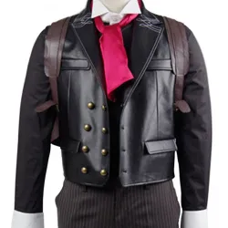 Booker Dewitt Bioshock Infinite Black Leather Vest
