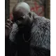 Black and Blue Mike Colter Black Leather Coat