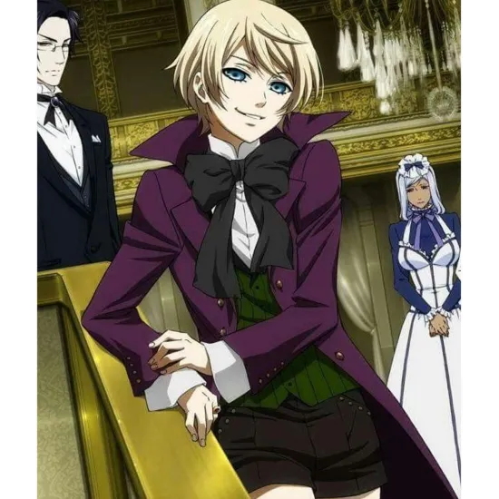 Black Butler 2 Alois Trancy Purple Coat