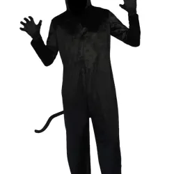 Black Cat Costume Hooded Jumpsuit