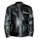 Tom Cruise Black Distressed Leather Motorcycle Jacket