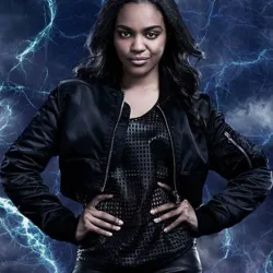 Black Lightning China Anne Mcclain Black Jacket