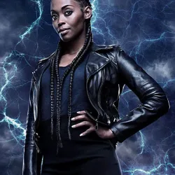 Black Lightning Nafessa Black Leather Jacket