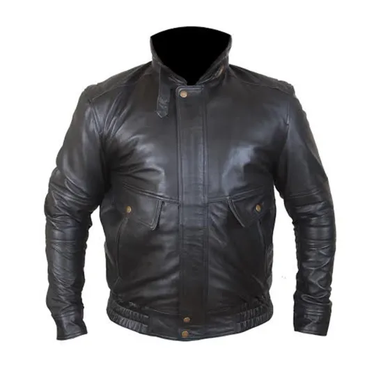 Whitey Bulger Black Mass Johnny Depp Leather  Jacket