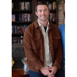 Blind Date Book Club Robert Buckley Brown Jacket