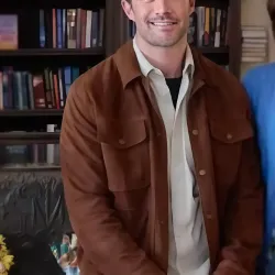 Blind Date Book Club Robert Buckley Brown Jacket