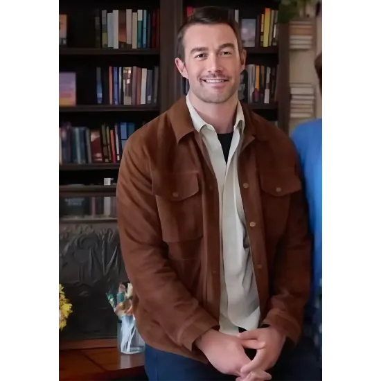 Blind Date Book Club Robert Buckley Brown Jacket