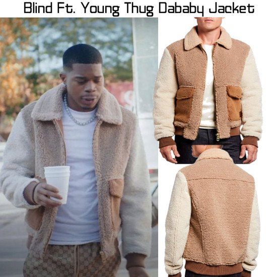 Dababy Blind Fur Jacket  Dababy Blind Ft. Young Thug Fur Jacket