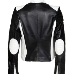 Blonde Ambition Jessica Simpson Motorcycle Leather Jacket